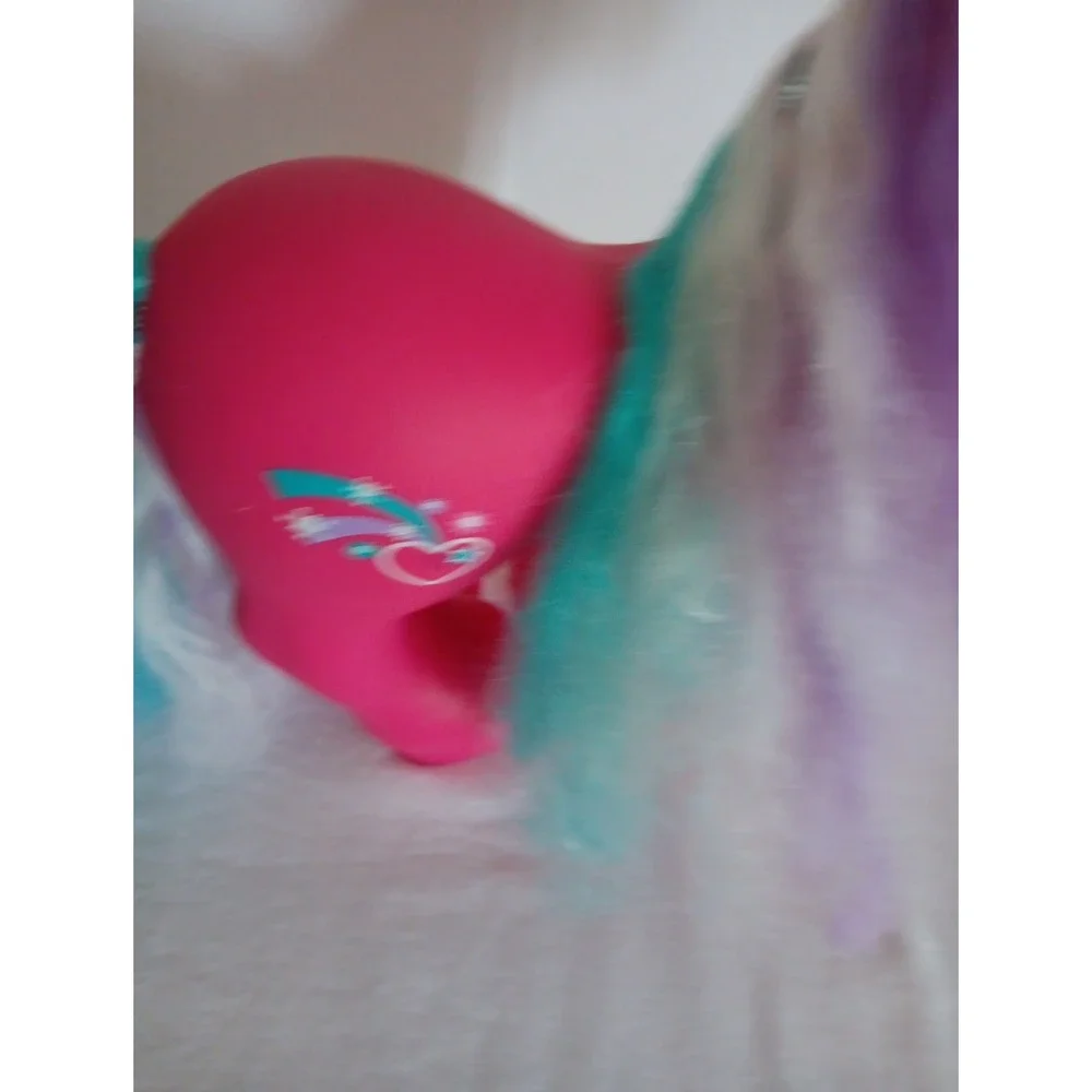 My Little Pony VTG GI-GO Cabbage Patch Fakie  Large Drk. Pink w/ Heart SH-04-B1‎